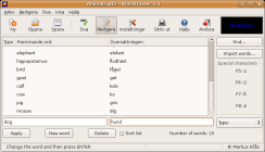 Wordtrainer 3.1-alpha for Linux